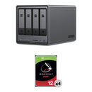 UGREEN 48TB NASync DXP4800 4-Bay NAS Enclosure Kit (4 x 12TB)