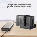 ZITAY Smart NP-F Battery Quad Charger Kit with PD Adapter