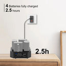ZITAY Fast NP-F Battery Quad Charger