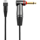 Gator HEADLINER Series Right-Angle 1/4" to TA4F Instrument Cable with Quiet Switch Connector (3')