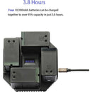 ZITAY High-Power NP-F Fast Quad Charger