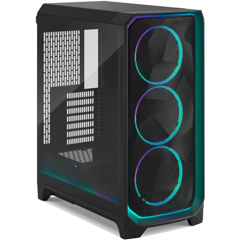 Fractal Design Meshify 3 Ambience Pro RGB Mid-Tower Case (Black with Tinted Tempered Glass)