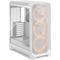Fractal Design Meshify 3 RGB Mid-Tower Case (White with Clear Tempered Glass)