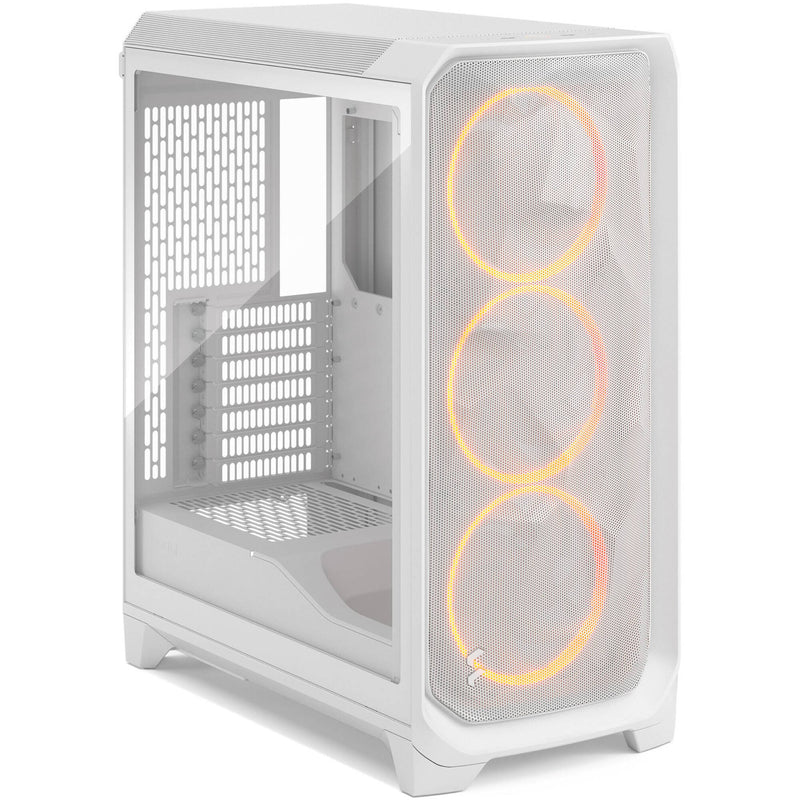 Fractal Design Meshify 3 RGB Mid-Tower Case (White with Clear Tempered Glass)