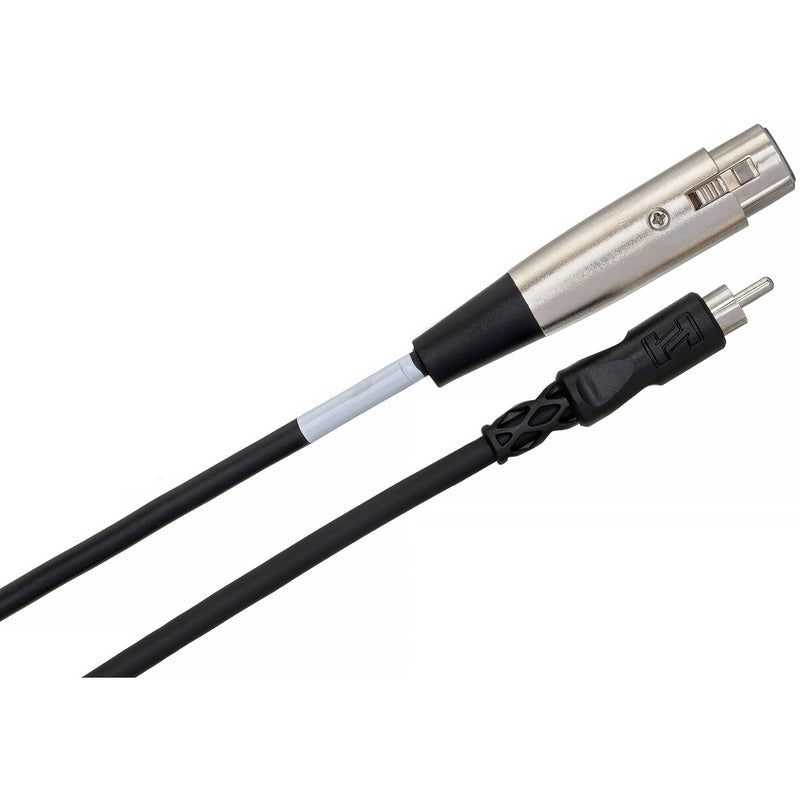 Hosa Technology XLR Female to RCA Male Audio Interconnect Cable - 5'