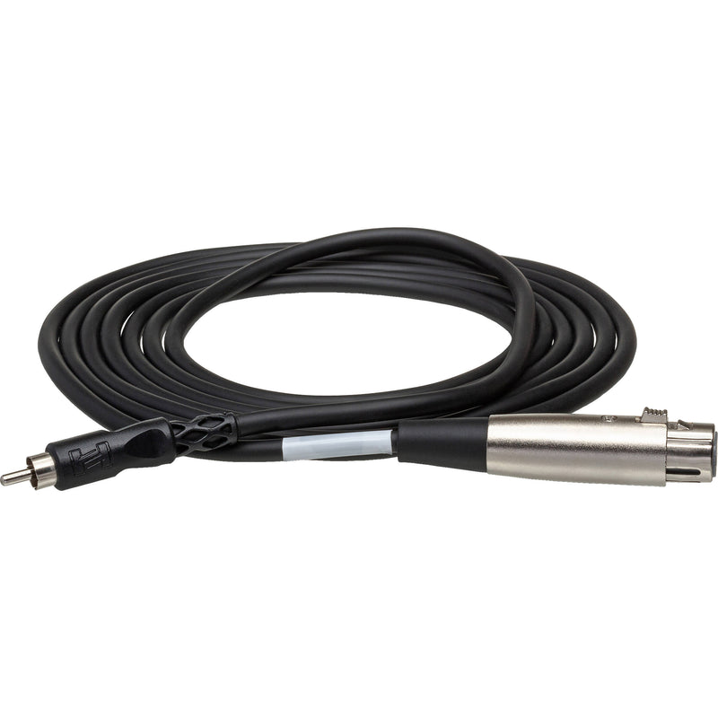 Hosa Technology XLR Female to RCA Male Audio Interconnect Cable - 5'