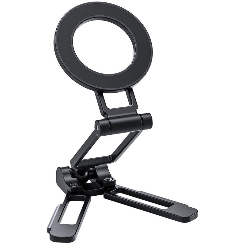 Leofoto PS-5 Magnetic Folding Phone Stand with Arca-Compatible Dovetail (Black)