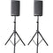 Gator Rok-It Aluminum Tripod Speaker Stand Set with Bag