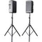 Gator Rok-It Aluminum Tripod Speaker Stand Set with Bag