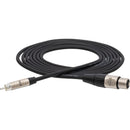 Hosa Technology HXR-015 Unbalanced 3-Pin XLR Female to RCA Male Audio Cable (15')