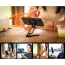 Leofoto PS-5 Magnetic Folding Phone Stand with Arca-Compatible Dovetail (Silver)