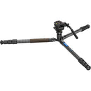 Leofoto Reversible Travel Tripod with BV-5B Mini Fluid Head