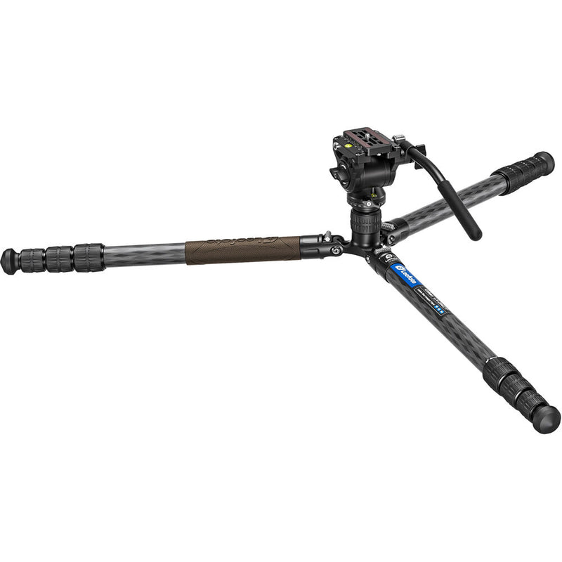 Leofoto Reversible Travel Tripod with BV-5B Mini Fluid Head