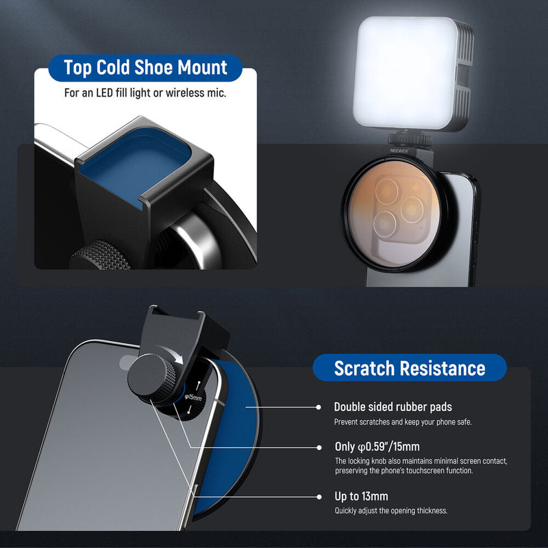 Neewer 67mm Smartphone Filter Clip with 7-Filter Kit