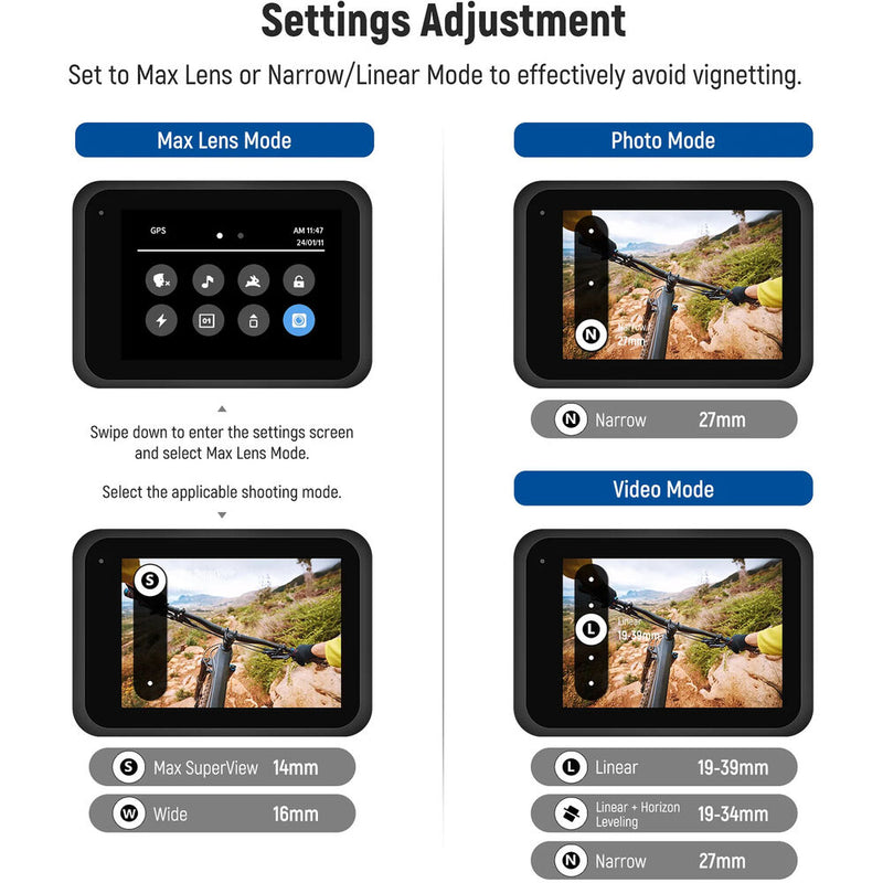 Neewer LS-37 Wide-Angle Lens for GoPro HERO