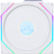 Lian Li 120mm UNI FAN TL LCD Wireless RGB Reverse Blade Case Fan (White)