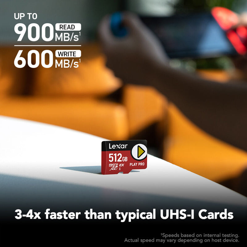 Lexar 512GB PLAY PRO microSDXC Express Memory Card