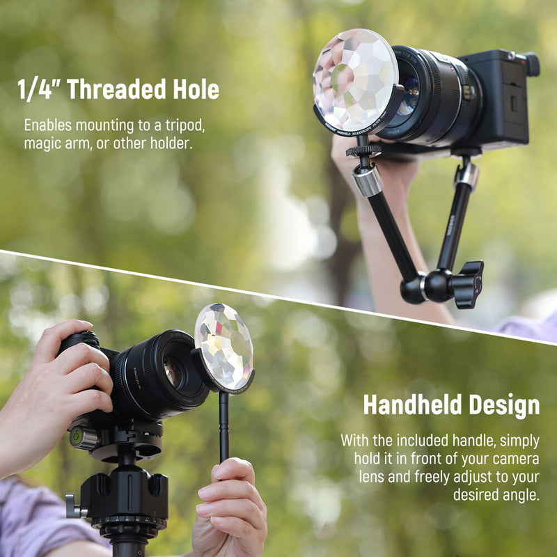 Neewer Handheld Kaleidoscope Glass Prism Filter (77mm)