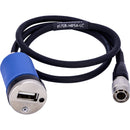 AUDIOROOT 12-24V 4-Pin Hirose Male to 1000mA USB-A Non-Isolated Power Converter