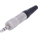 AUDIOROOT G123TX 3.5mm TRS Male Locking Mini Jack (Silver)