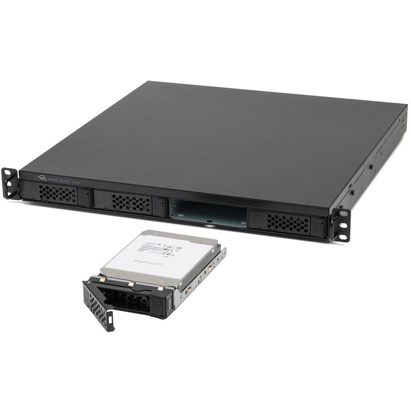OWC 74TB Flex 1U4 4-Bay Thunderbolt 3 Storage Array (3 x 24TB HDDs + 1 x 2TB SSD)