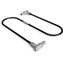 AUDIOROOT 5-Pin Male Right-Angle to 5-Pin Male Right-Angle Timecode Cable (2')