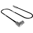 AUDIOROOT 5-Pin Male to Right-Angle BNC Timecode Cable (2')