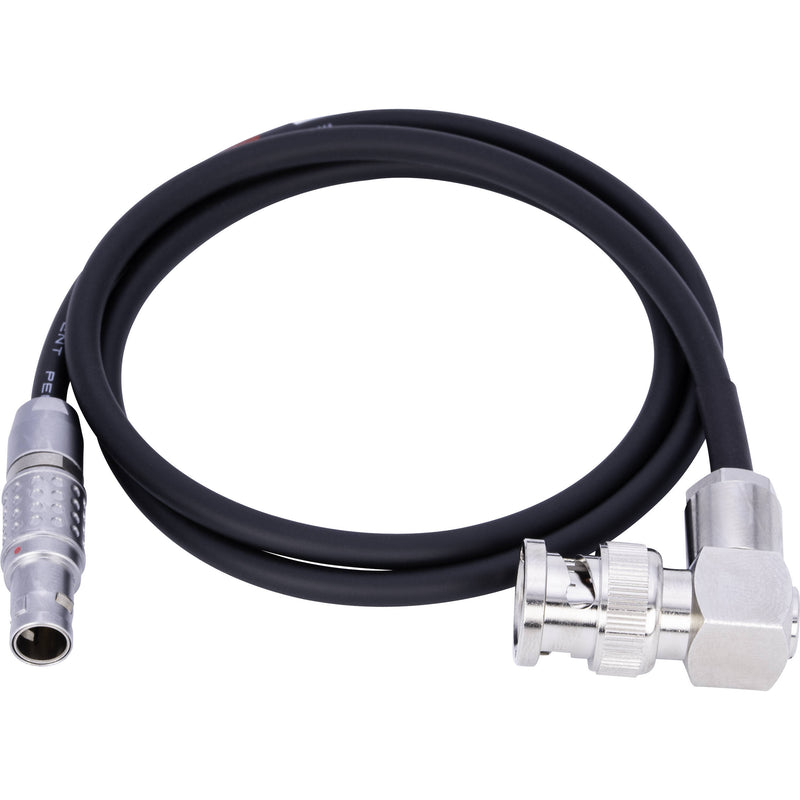 AUDIOROOT 5-Pin Male to Right-Angle BNC Timecode Cable (2')