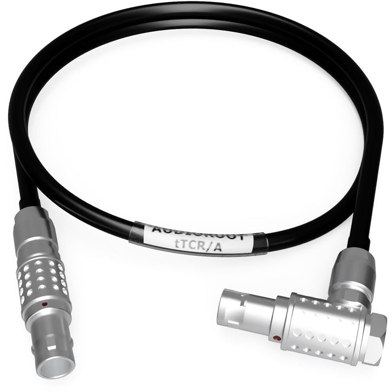 AUDIOROOT 5-Pin Male to 5-Pin Male Right-Angle Timecode Cable (2')