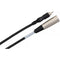 Hosa Technology RCA Male to 3-Pin XLR Male Audio Cable (Metal) - 20'