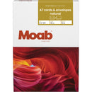 Moab Artist Cards (Natural White, 5 x 7", 25 Cards/Envelopes)