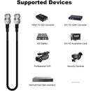 ZITAY 12G-SDI Video Cable (Black, 1.6')