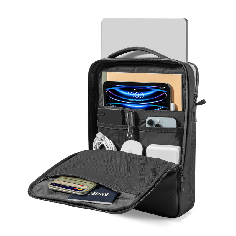 tomtoc DefenderACE Laptop Shoulder Bag for 14" MacBook Pro (Black)
