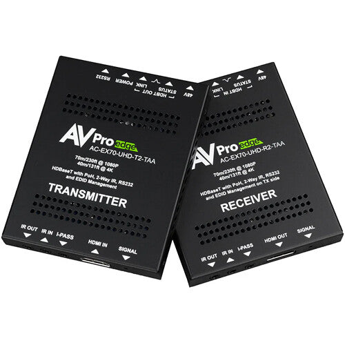 AVPro Edge Slim 4K HDMI over HDBaseT Extender Kit (230', TAA Compliant)