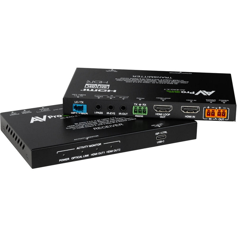 AVPro Edge 8K HDMI over Multimode Fiber Optic Extender Kit