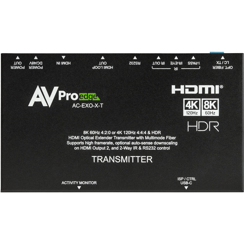 AVPro Edge 8K HDMI over Multimode Fiber Optic Extender Kit