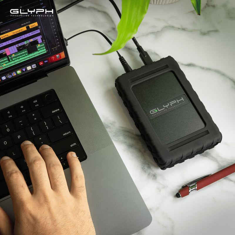 Glyph Technologies 30.72TB Blackbox Plus USB 3.2 Gen 2 External U.2 SSD