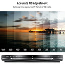 Neewer MRC ND2-ND400 VND Filter with Lens Cap (77mm)