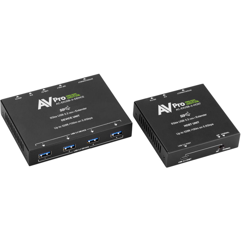 AVPro Edge USB 3.2 Gen 1 Point-to-Point Extender Kit (328', TAA Compliant)