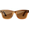 Meta Ray-Ban Wayfarer Glasses with Polarization (Shiny Caramel, Large)