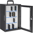 Barska 36-Capacity Smartphone Lockbox with Key Lock & Carry Handle (Black)