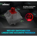 Adesso EasyTouch 1000 Wireless RGB Backlit Mechanical Keyboard