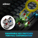 Adesso EasyTouch 1000 Wireless RGB Backlit Mechanical Keyboard