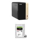 QNAP 16TB TS-264 2-Bay NAS Enclosure Kit (2 x 8TB)