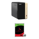 QNAP 48TB TS-264 2-Bay NAS Enclosure Kit (2 x 24TB)