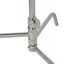 Impact 40" C-Stand with Turtle Base (10', Chrome)