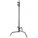 Impact 40" C-Stand with Turtle Base (10', Black)