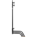 Impact 40" C-Stand with Turtle Base (10', Black)