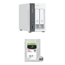 QNAP 16TB TS-216G 2-Bay NAS Enclosure Kit (2 x 8TB)