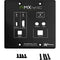 AVPro Edge Wall Plate for MXnet 1G Evolution II Encoder (Black)